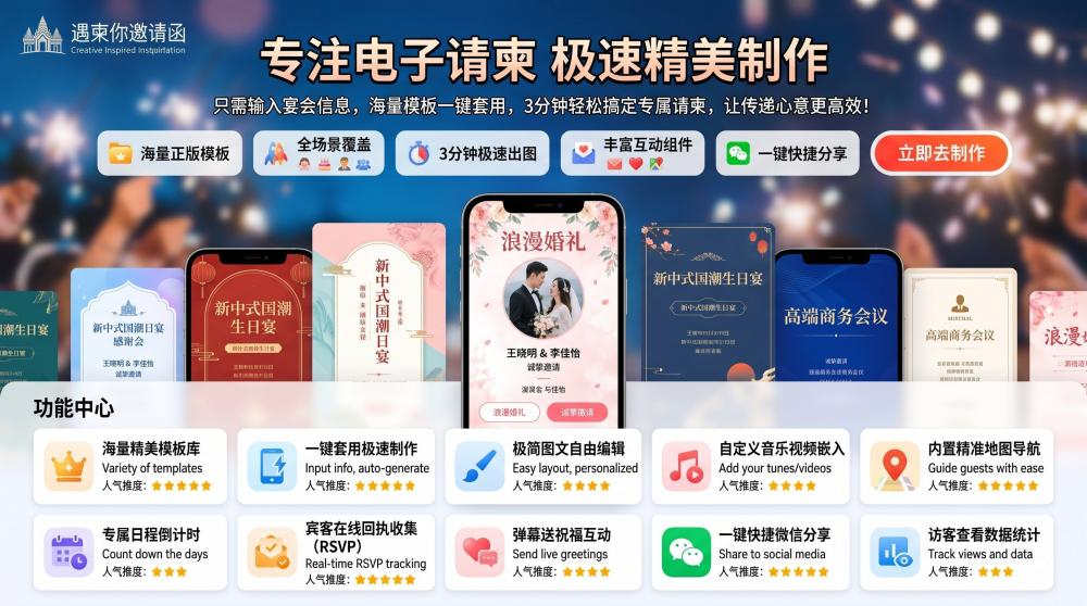 回门宴电子邀请函排版干货｜小白零失误设计，高级又出片